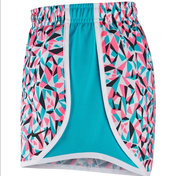 nike patterned running shorts